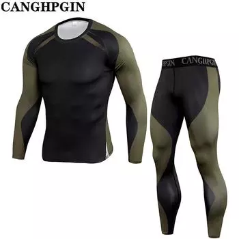 Мужская спортивная одежда из 2 предметов, быстросохнущая одежда для фитнеса, спорта на открытом воздухе, езды на велосипеде, размер S-XXXL S