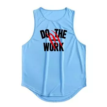 Мужская спортивная одежда Muscleguys, летние молодежные топы с принтом в стиле поп-фитнес, быстросохнущая индивидуальная майка, спортивная одежда для мужчин M чёрный