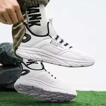 Мужская спортивная спортивная женская обувь Мужская обувь для бега Кроссовки Модные кроссовки на воздушной подушке Дышащая унисекс обувь для ходьбы 39 чёрный