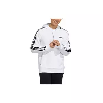 Мужская спортивная толстовка Adidas Neo Casual с полосками по бокам, белая H53023 L