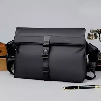 Мужская сумка Большая вместительная сумка через плечо Оксфордская сумка-мессенджер синий