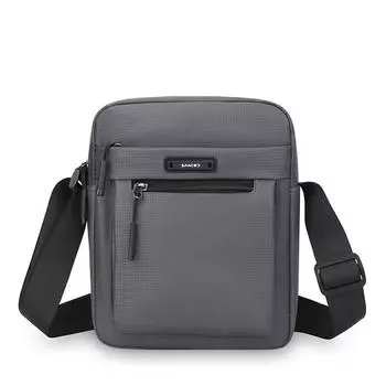 Мужская сумка большой вместимости, наплечная сумка из Оксфорда, легкая, прочная, сумка через плечо темно-серого