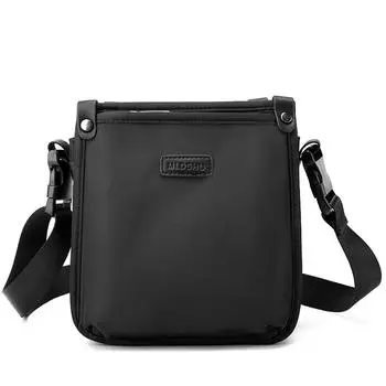 Мужская сумка через плечо большой вместимости Деловая сумка через плечо чёрный