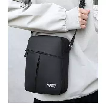 Мужская сумка через плечо из нейлоновой ткани, мужская сумка с диагональным крестом, мужская сумка через плечо для активного отдыха, вертикальная версия, многослойный рюкзак, отдых