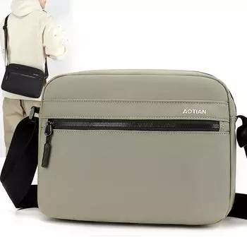 Мужская сумка через плечо, легкая, для активного отдыха, сумка через плечо армия зеленый