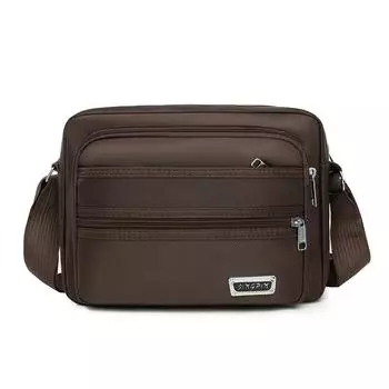 Мужская сумка через плечо с несколькими отделениями, большая вместимость