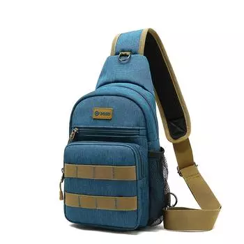 Мужская сумка через плечо с зарядкой через USB, маленькая сумка-мессенджер для мальчиков, повседневная нагрудная сумка для бега и верховой езды, спортивная сумка на открытом воздухе серый