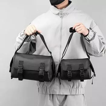 Мужская сумка через плечо, сумка через плечо, мужская деловая сумка большой вместимости Small чёрный