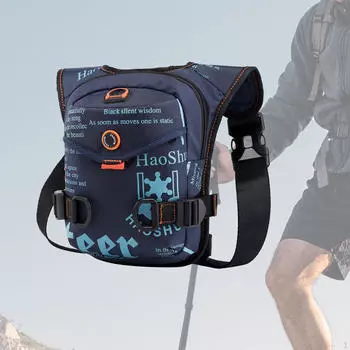 Мужская сумка через плечо Thigh Pack для активного отдыха Blue