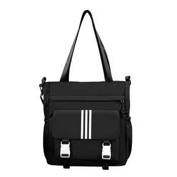 Мужская сумка через плечо Женская сумка с принтом букв Студенческая сумка для занятий через плечо