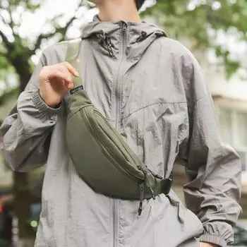 Мужская сумка для мобильного телефона, спортивная сумка на грудь, женская сумка через плечо серый