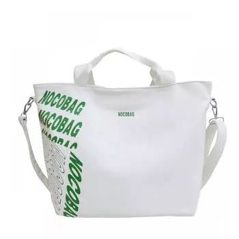 Мужская сумка-мессенджер большой емкости женская сумка-тоут из искусственной кожи Спортивная спортивная сумка белый