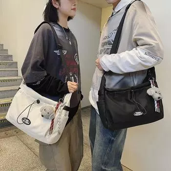 Мужская сумка-мессенджер для школьников, сумка для учебников, сумка через плечо для поездок на работу красный