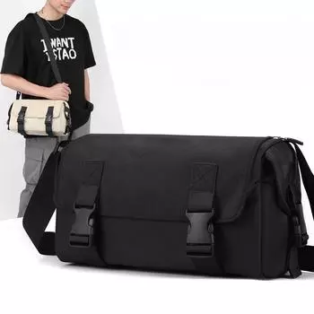 Мужская сумка-мессенджер, водонепроницаемая, многофункциональная, повседневная, большая вместительная сумка через плечо, деловая сумка для мужчин белый