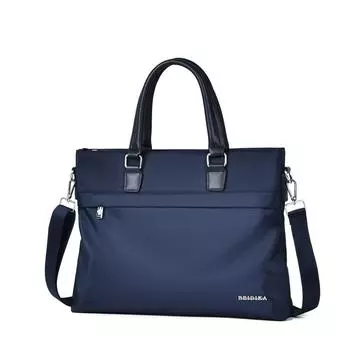 Мужская сумка, модная, деловая, для поездок на работу, офисная сумка, большая вместительная сумка для ноутбука чёрный