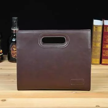 Мужская сумка, модная сумка-тоут, ручная сумка Crazy Horse, кожаная мужская сумка, повседневная винтажная сумка