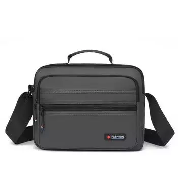 Мужская сумка Oxford Crossbody Bag Водоотталкивающая сумка через плечо серый