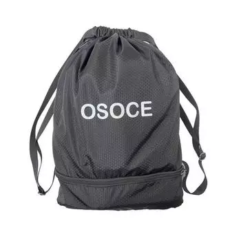 Мужская сумка-тоут для путешествий на открытом воздухе, разделение сухого и влажного воздуха, водонепроницаемая, дышащая, многофункциональная сумка на шнурке чёрный