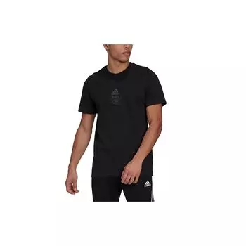 Мужская светоотражающая футболка Adidas Tech черная GN6862 S