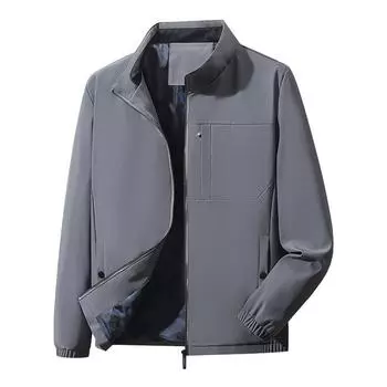 Мужская свободная и универсальная куртка свободного покроя с воротником-стойкой, мужская верхняя одежда L