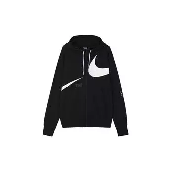 Мужская свободная куртка с капюшоном и большим логотипом Nike, черная DD6088-010 L