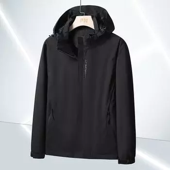 Мужская свободная куртка свободного покроя для походов на открытом воздухе, ветрозащитная и водонепроницаемая куртка для мужчин, штурмовой костюм, пальто M покинуть белый