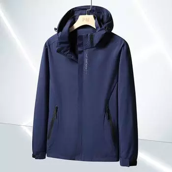 Мужская свободная куртка свободного покроя для походов на открытом воздухе, ветрозащитная и водонепроницаемая куртка для мужчин, штурмовой костюм, пальто M покинуть белый