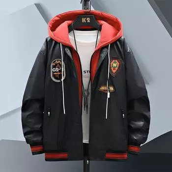 Мужская свободная повседневная бейсбольная куртка и мужская спортивная куртка на весну и осень XXXXL белый