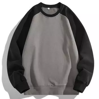 Мужская свободная повседневная толстовка с длинным рукавом, цветная повседневная толстовка больших размеров 4XL