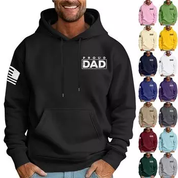 Мужская свободная толстовка с капюшоном и принтом флага, мужская повседневная модная спортивная толстовка XXXXL