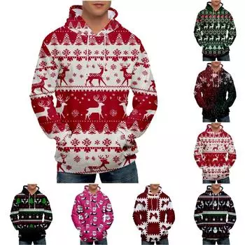 Мужская свободная толстовка с капюшоном с принтом, мужская повседневная модная спортивная толстовка L чёрный