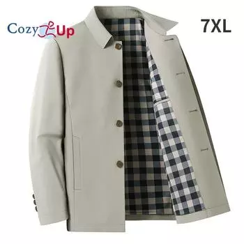 Мужская темно-рыжая куртка для гольфа Cozy Up с молнией спереди (Обычные и большие размеры) M чёрный