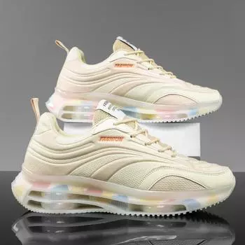 Мужская теннисная обувь Весна Лето Мода Удобные кроссовки с шнуровкой Открытый Повседневные дышащие кроссовки 39 чёрный