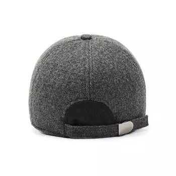 Мужская теплая хлопковая кепка для людей среднего и пожилого возраста, флисовая утолщенная бейсболка, ветрозащитная и морозостойкая кепка, сезонная кепка Adjustable серый