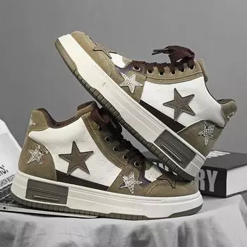 Мужская теплая повседневная обувь среднего кроя, модная тенденция, студенческая обувь 39-44 39