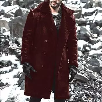 Мужская термокуртка-пальто S