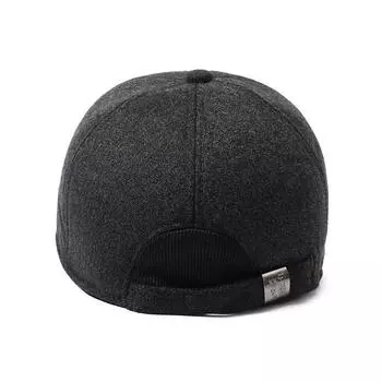 Мужская термозащитная кепка для ушей среднего и пожилого возраста, хлопковая кепка для папы, утепленная кепка, уличное ворсовое толстая бейсболка adjustable