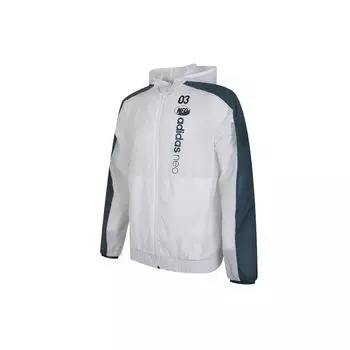 Мужская тканая куртка-бомбер Adidas Neo, белая GK1514 M