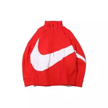 Мужская тканая куртка Nike Sportswear Swoosh с полной молнией, верхняя одежда, университетский красный AR3133-658 L