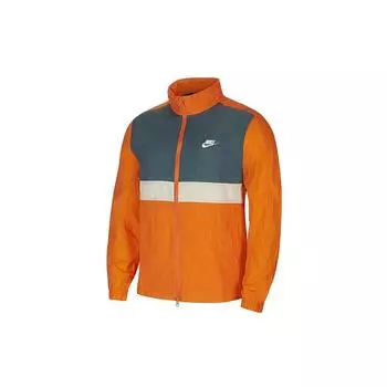 Мужская тканая куртка Nike Sportswear Верхняя одежда электро-оранжевого цвета CU4310-837 L