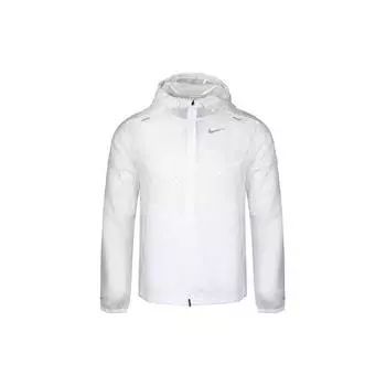Мужская тканая куртка с капюшоном Nike Windrunner, белая CK6342-100 XL