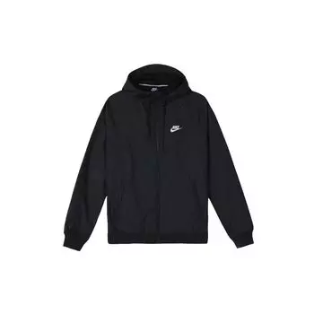 Мужская тканая ветровка с капюшоном Nike Windrunner, черные 727325-010 S