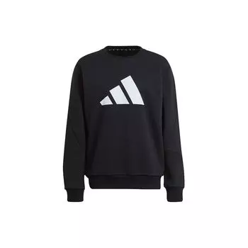 Мужская толстовка adidas Essentials Winter Crew с большим логотипом, черная H46507 L
