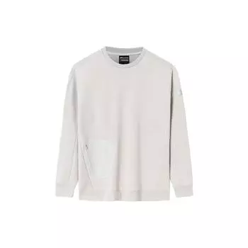 Мужская толстовка Anta Outdoor Series с круглым вырезом, влагоотводящая, однотонная, цвет оазис-зеленый 152410717-3 XL