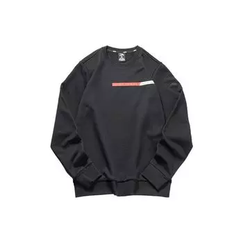 Мужская толстовка Anta Solid Color Crew Neck Pullover Sweatshirt Black 152147703-3 2XL