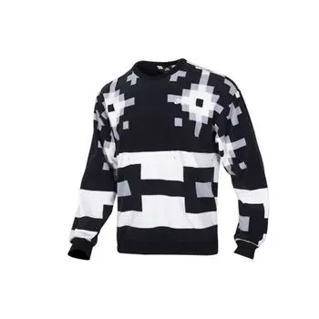 Мужская толстовка для скейтбординга Nike SB Icon Fleece Crew, черные, белые BV0878-060 M