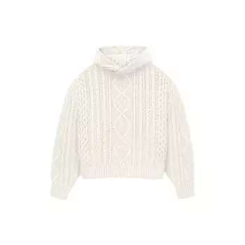 Мужская толстовка Fear of God Essentials с капюшоном Cloud Dancer кремового цвета 192BT234391F L