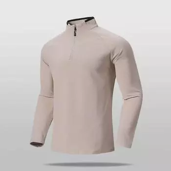 Мужская толстовка Great Wall на молнии : Повседневная футболка для бега с длинным рукавом на осень/зиму. XL