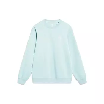 Мужская толстовка Li Ning Badfive Solid Color Crew Neck Pullover Sweatshirt Stone-Blue-Gray AWDT463-5 S