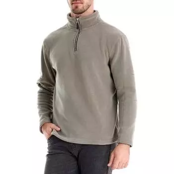 Мужская толстовка осень-зима с застежкой-молнией и воротником-стойкой, с длинными рукавами, однотонная, сохраняющая тепло, повседневная спортивная футболка для взрослых мужчин, весенняя футболка S зелёный